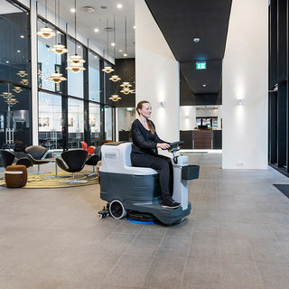 Nilfisk Small Ride-on Scrubber Dryer (SC2000)